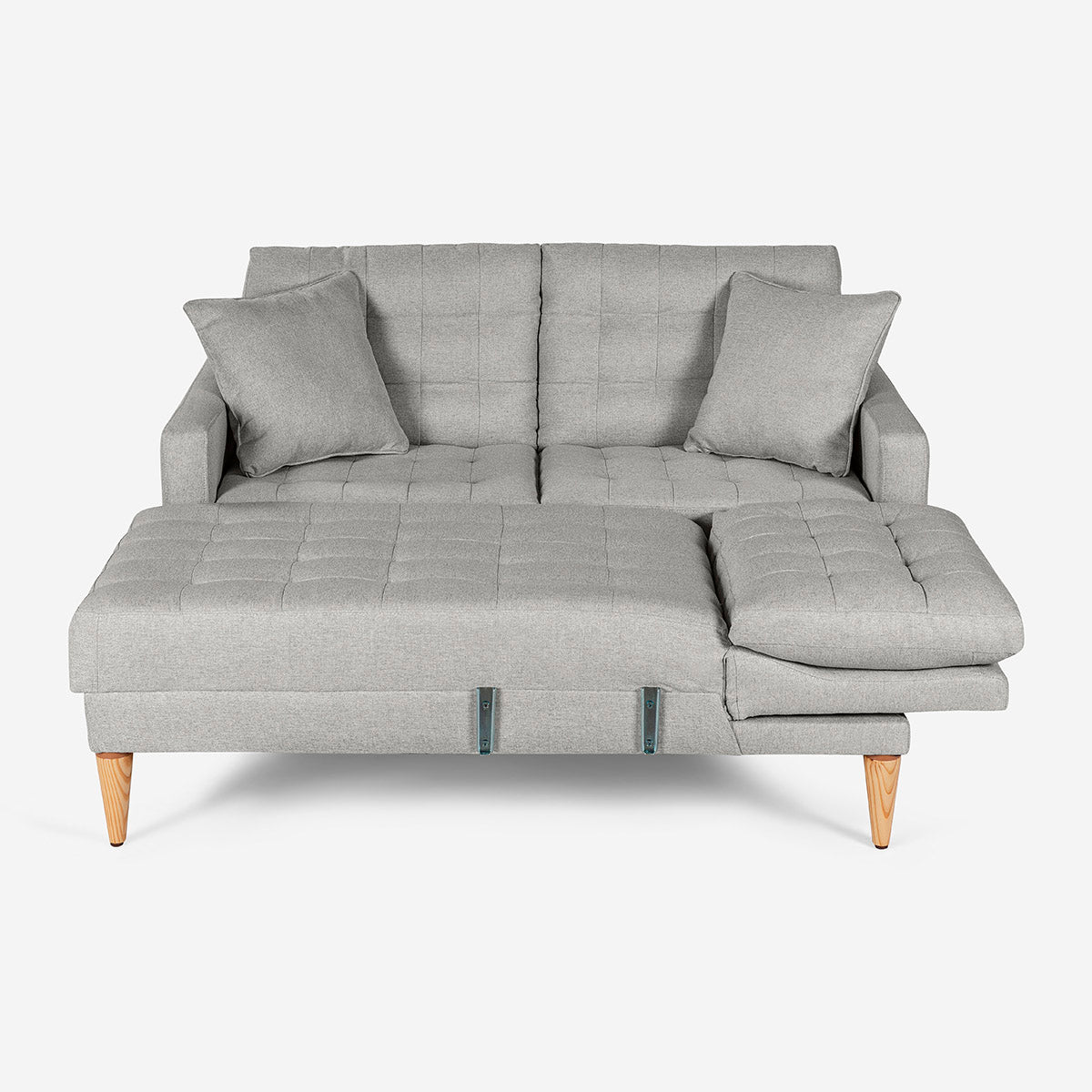 Sala Modular Chica Donato Color Gris Claro