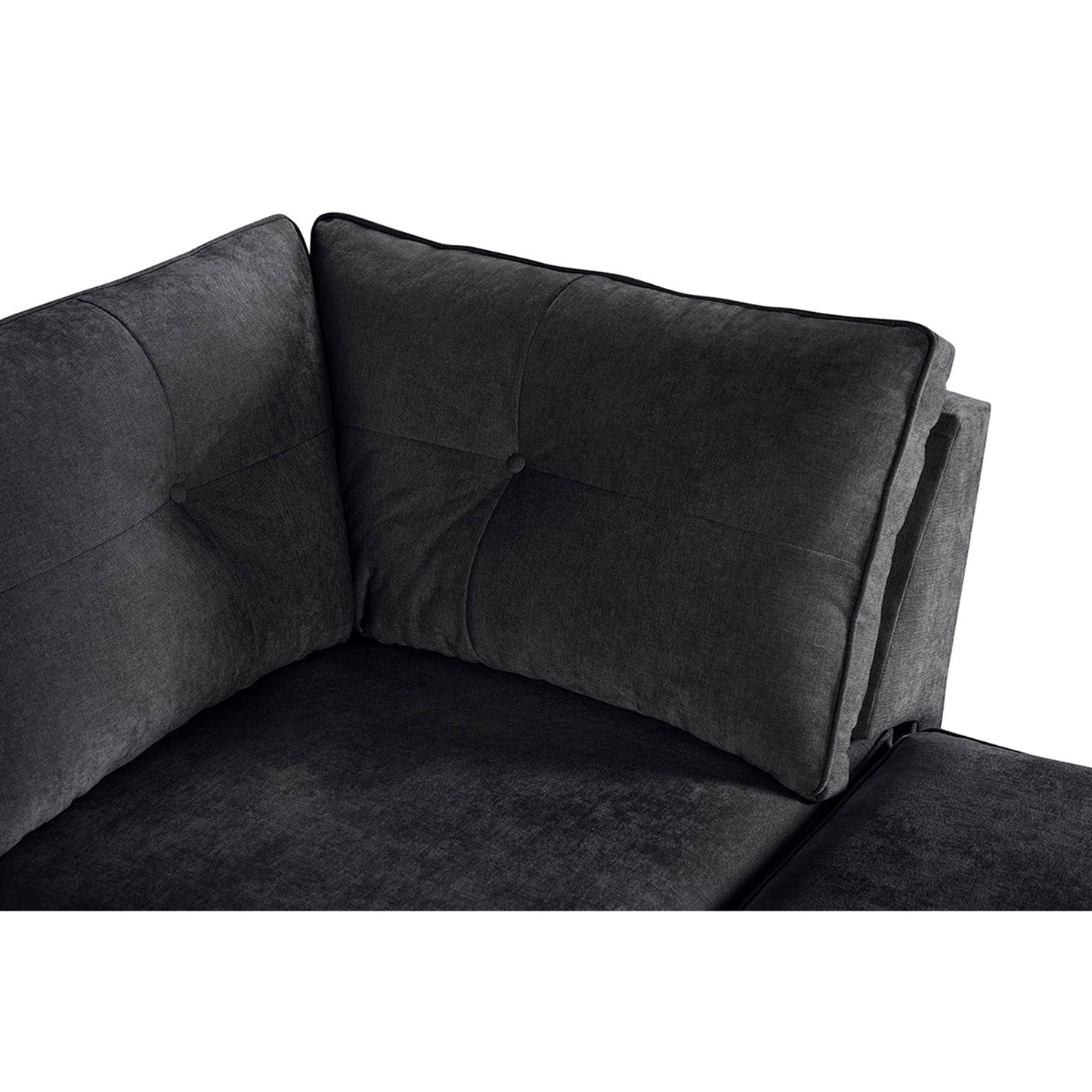 Sala Modular Maristella De 6 modulos Color Negro