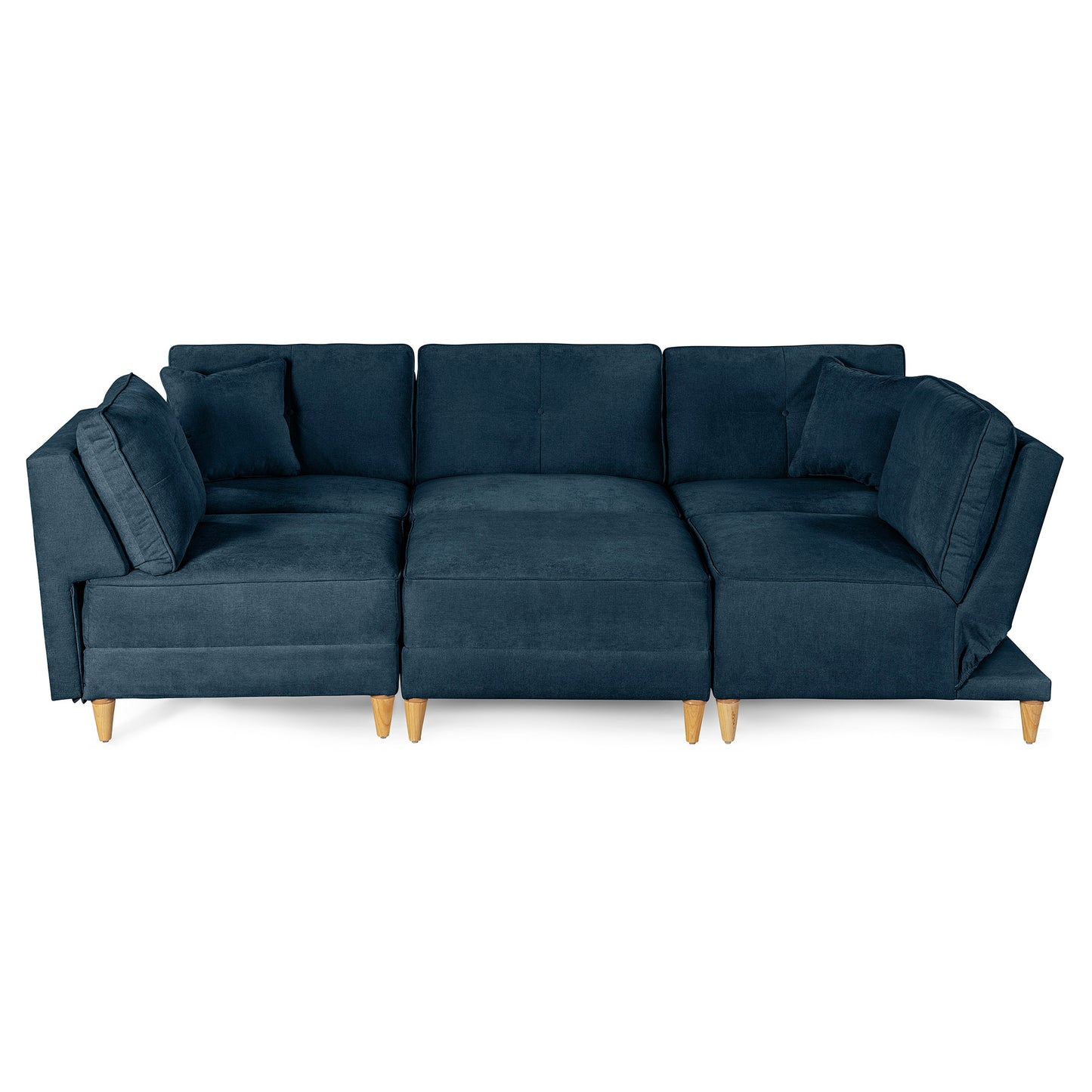 Sala Modular Maristella De 6 modulos Color Azul