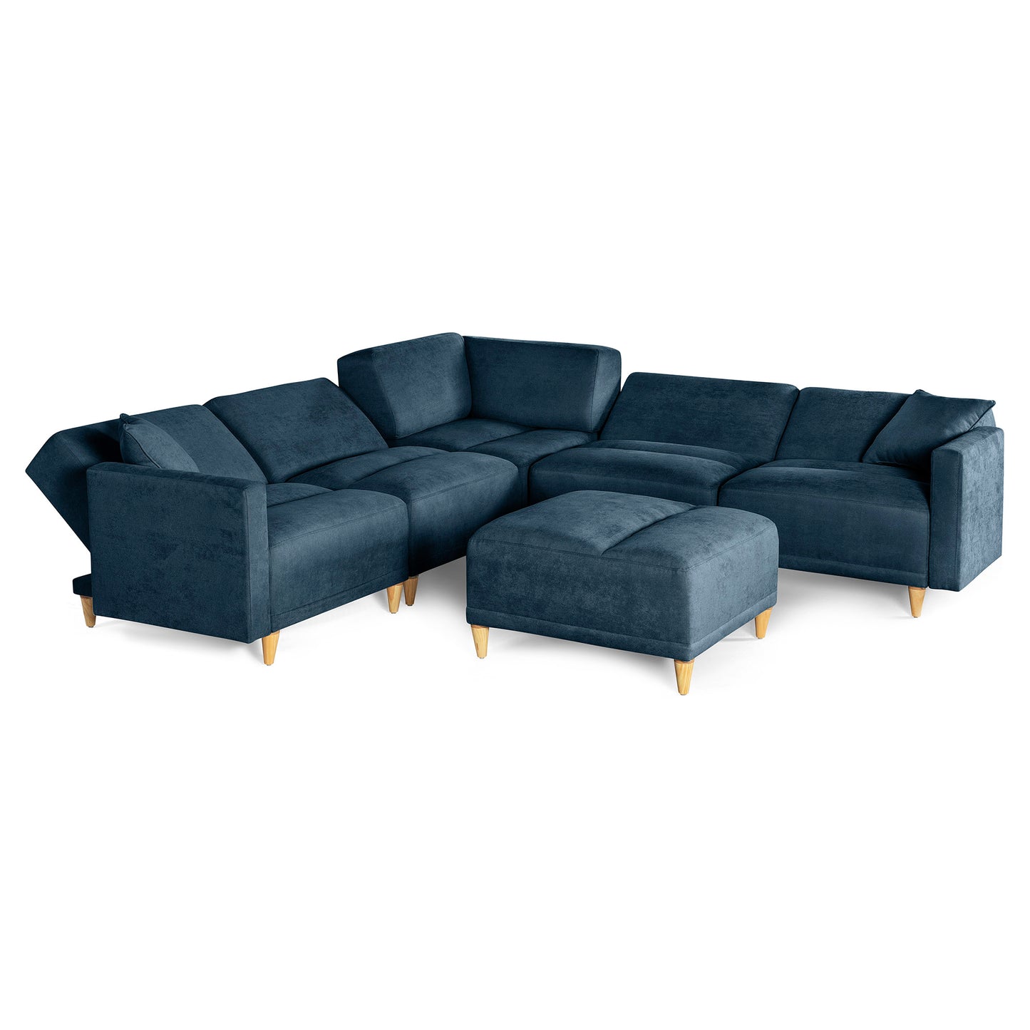 Sala modular Avalon de 6 modulos Color Azul