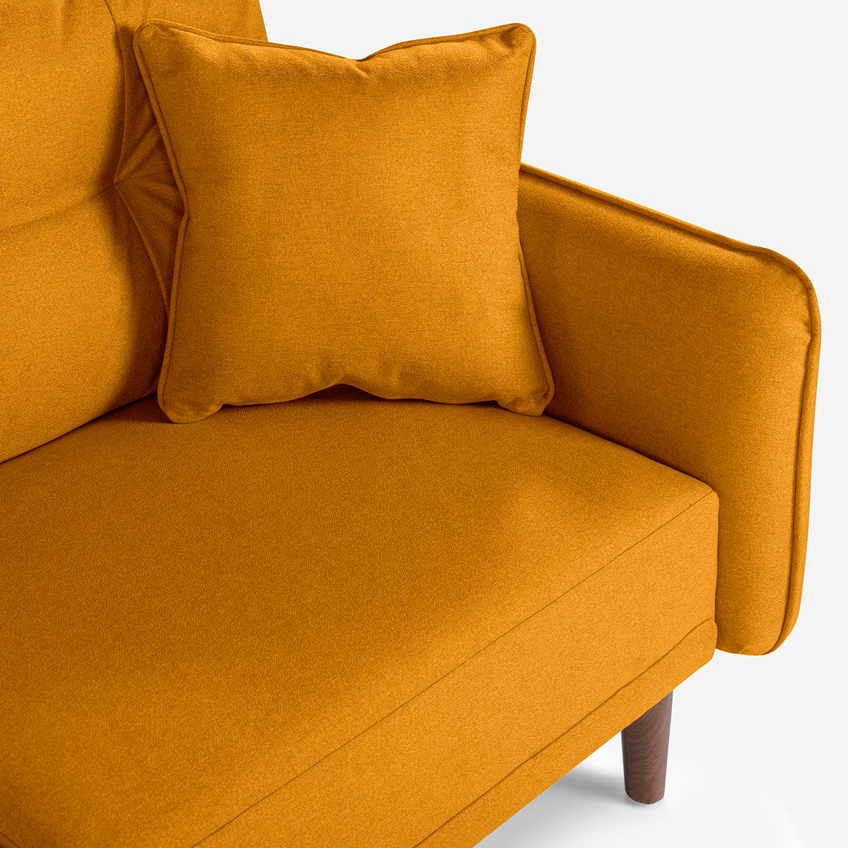 Sofá Cama Brokman Color Mostaza