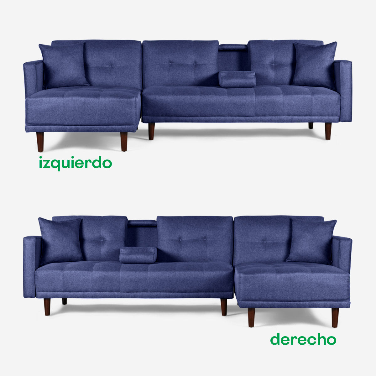 Sala Modular Harper Color Azul