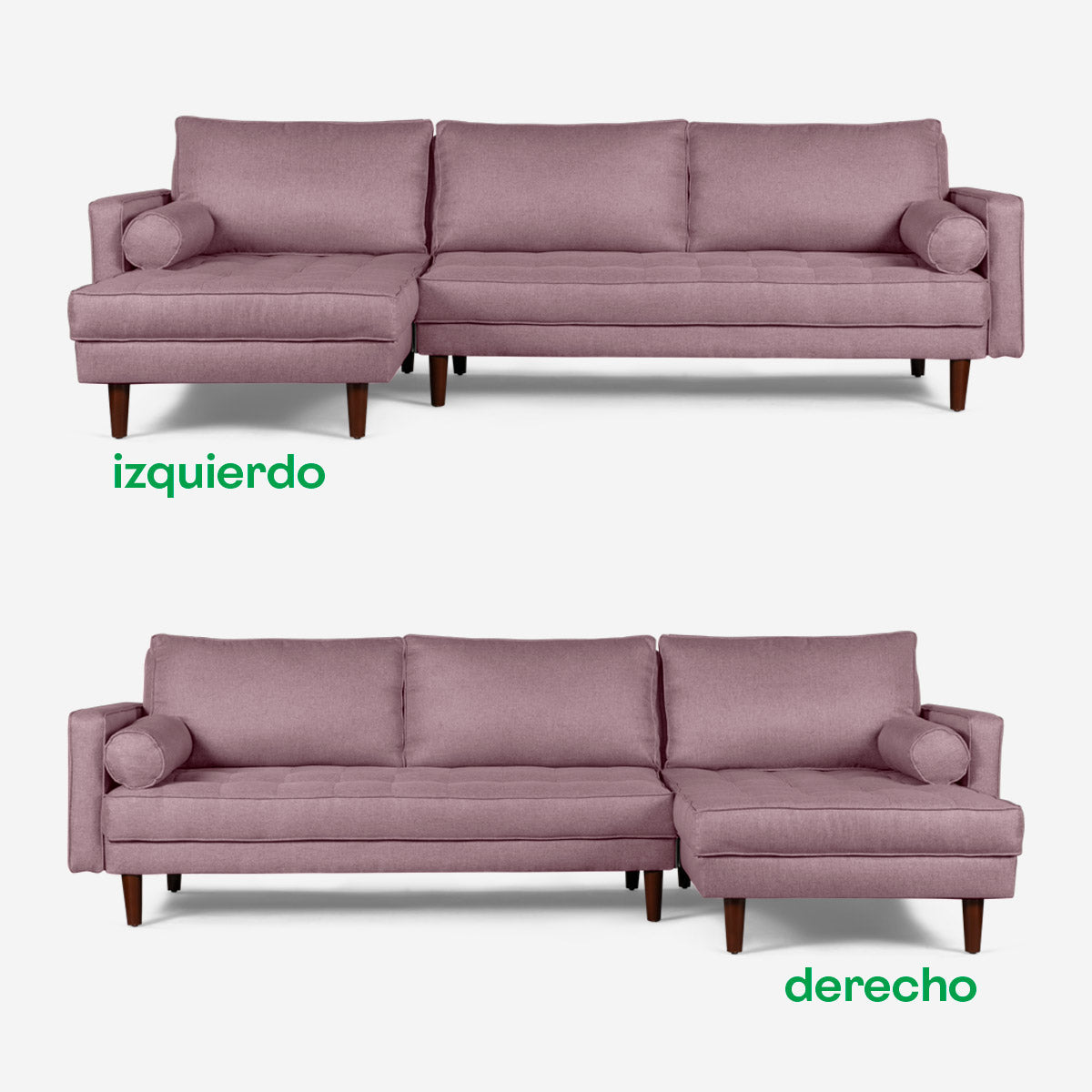 Sala Modular Nadine Color Rosa