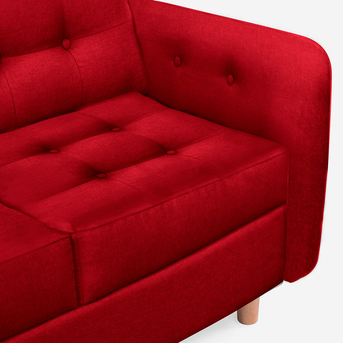 Sala Esquinera Astori Color Rojo