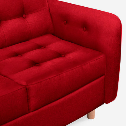 Sala Esquinera Astori Color Rojo