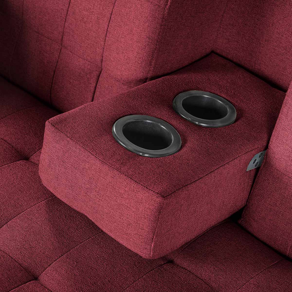 Sala Modular Chica Carlton Rojo