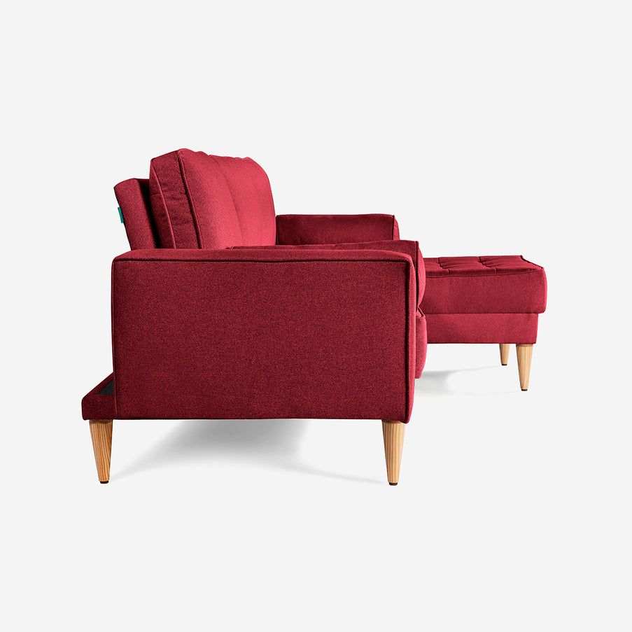 Sala Modular Chica Benedetto Rojo