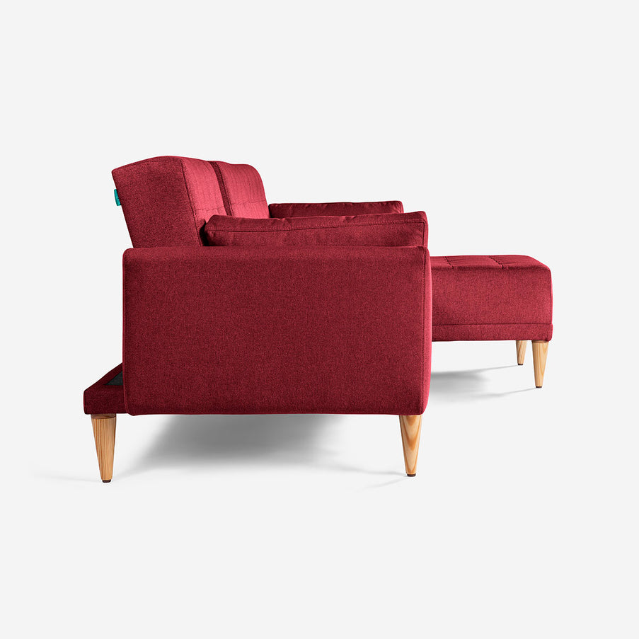 Sala Modular Chica Carlton Rojo