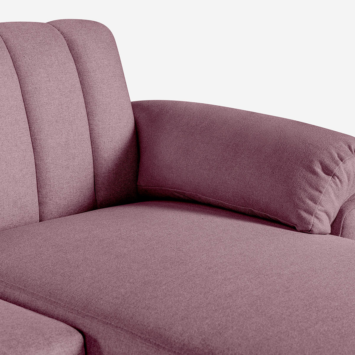 Sala Modular Makora Alessandra Rosa Magic De 3 Plazas Con Portavasos - Outlet