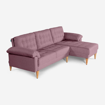 Sala Modular Makora Heidi Rosa Magic De 3 Plazas - Outlet