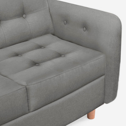 Sala Esquinera Astori Color Gris Claro