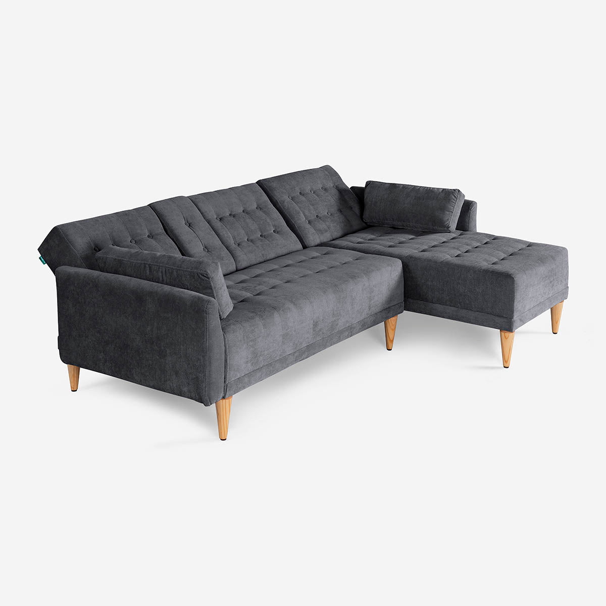 Sala Modular Chica Hassan Gris Oxford