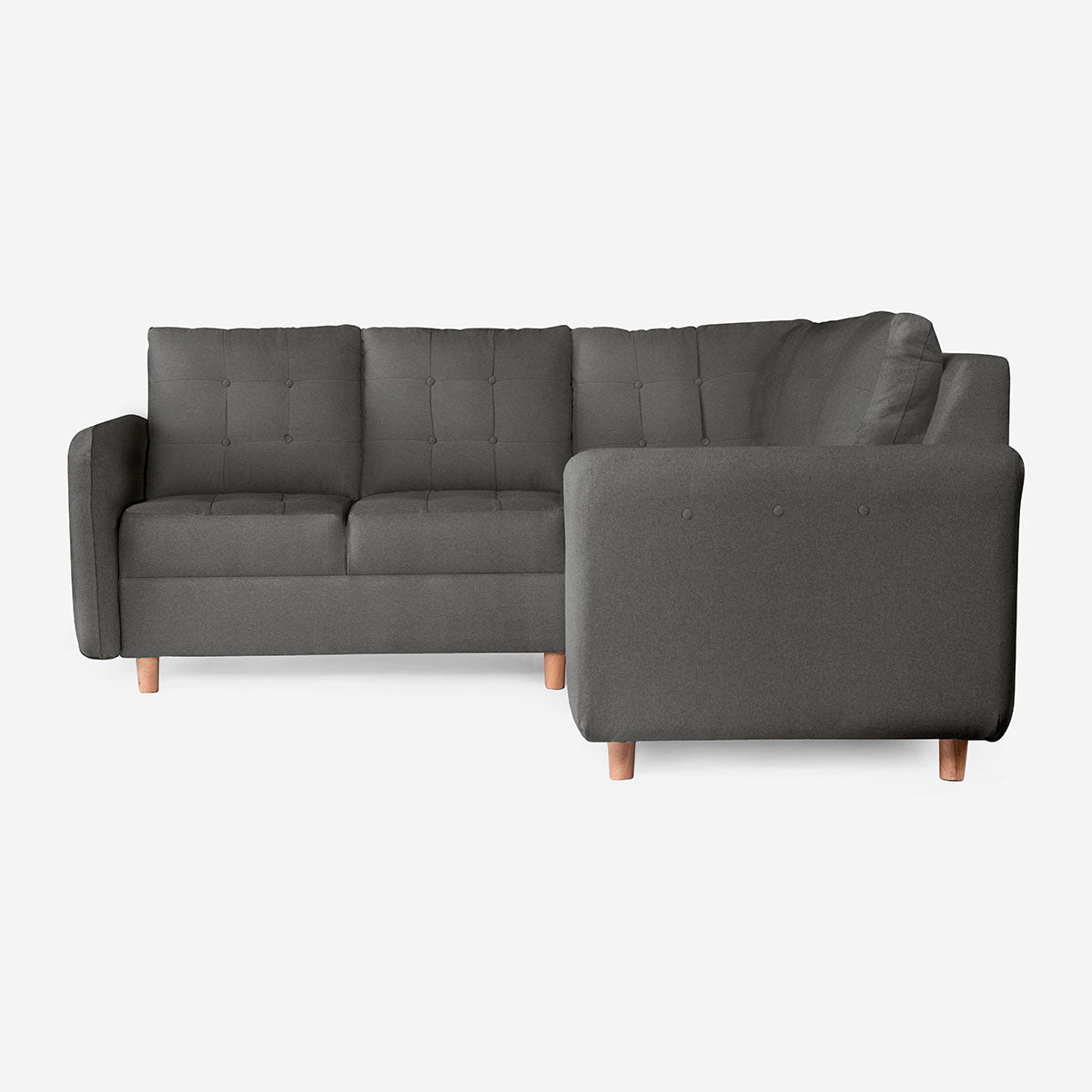 Sala Esquinera Astori Color Gris Claro