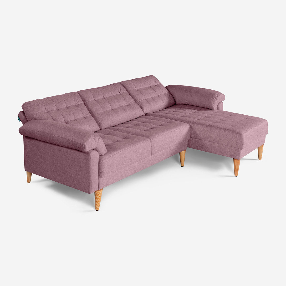 Sala Modular Makora Heidi Rosa Magic De 3 Plazas - Outlet