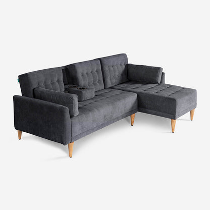 Sala Modular Chica Hassan Gris Oxford