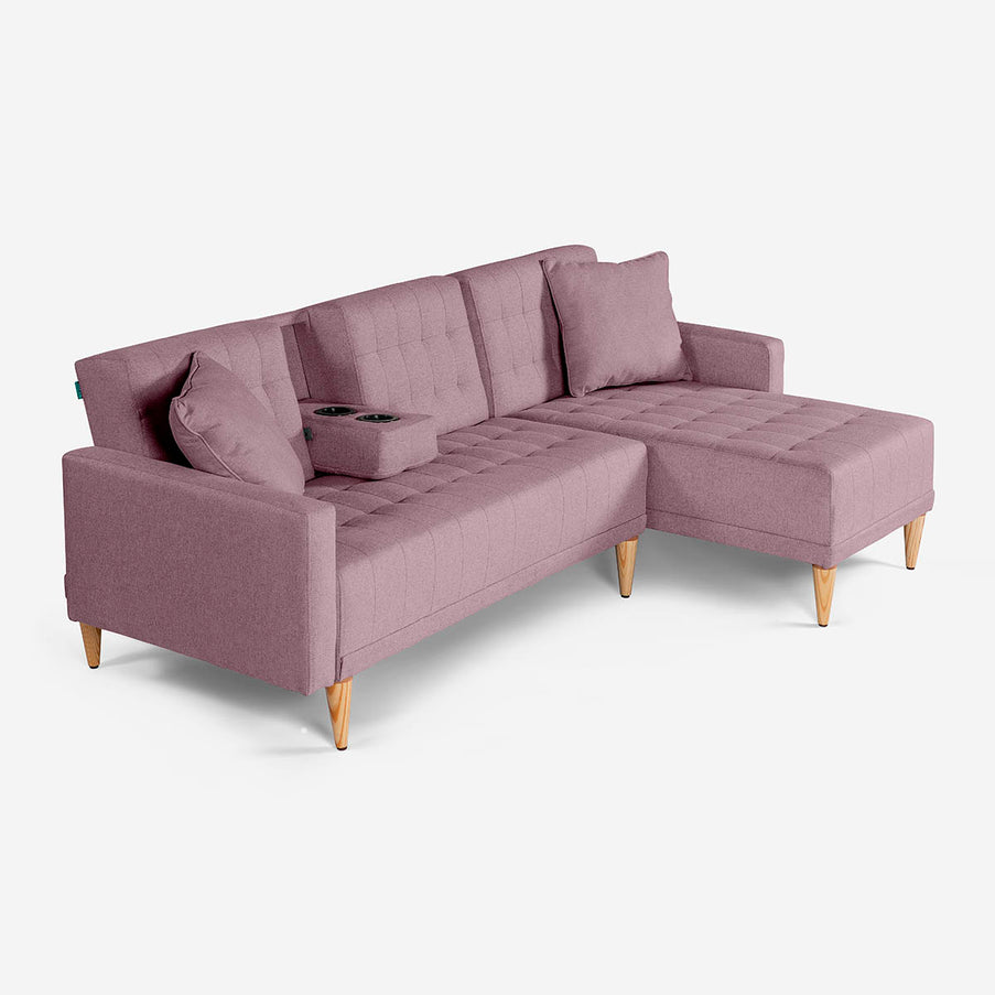 Sala Modular Chica Kendall Palo de Rosa