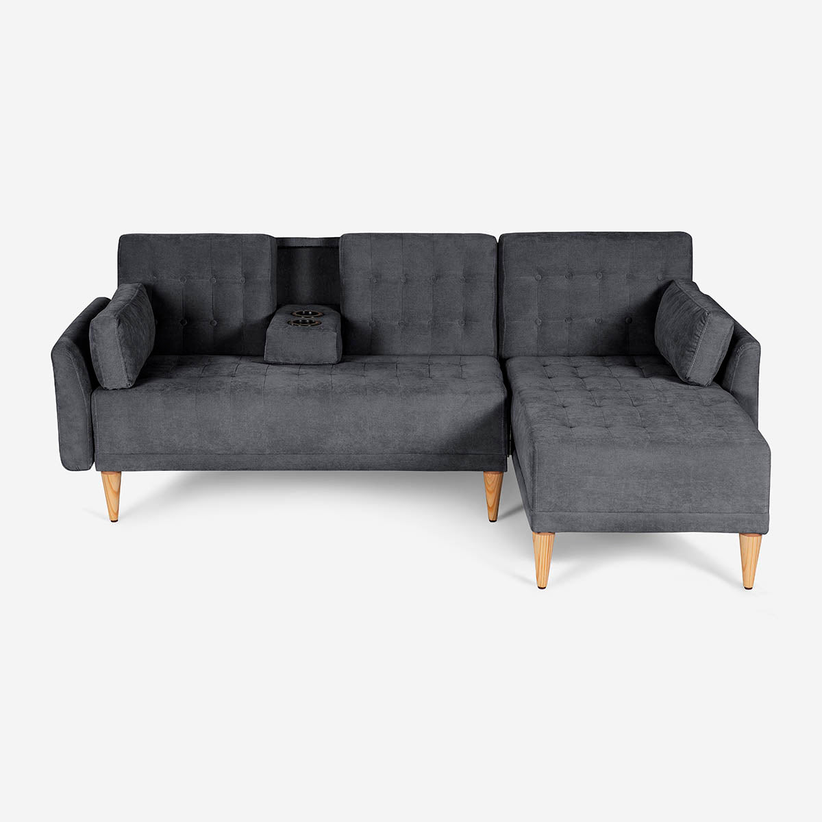 Sala Modular Chica Hassan Gris Oxford