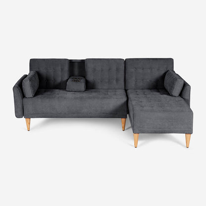 Sala Modular Chica Hassan Gris Oxford