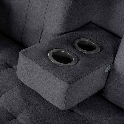 Sala Modular Chica Carlton Gris Oxford