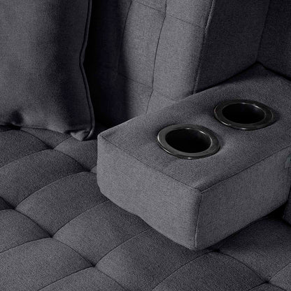 Sala Modular Chica Kendall Gris Oxford
