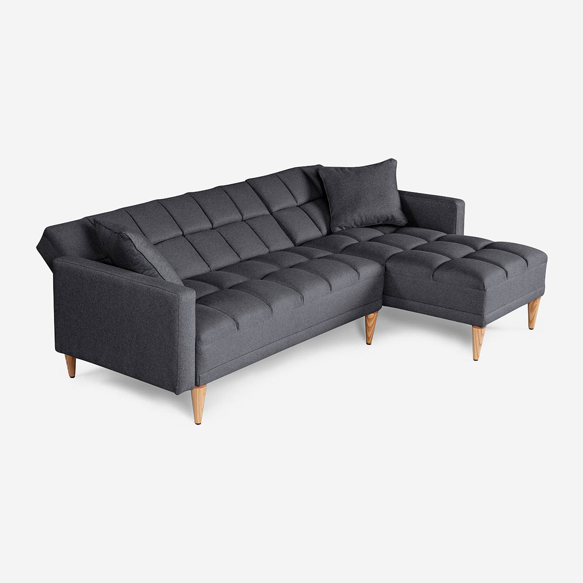 Sala Modular Chica Alpak Color Gris Oxford