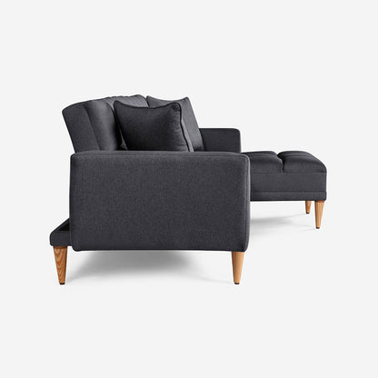 Sala Modular Chica Alpak Color Gris Oxford