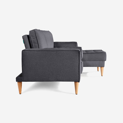 Sala Modular Chica Benedetto Color Gris Oxford