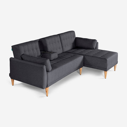 Sala Modular Chica Carlton Gris Oxford