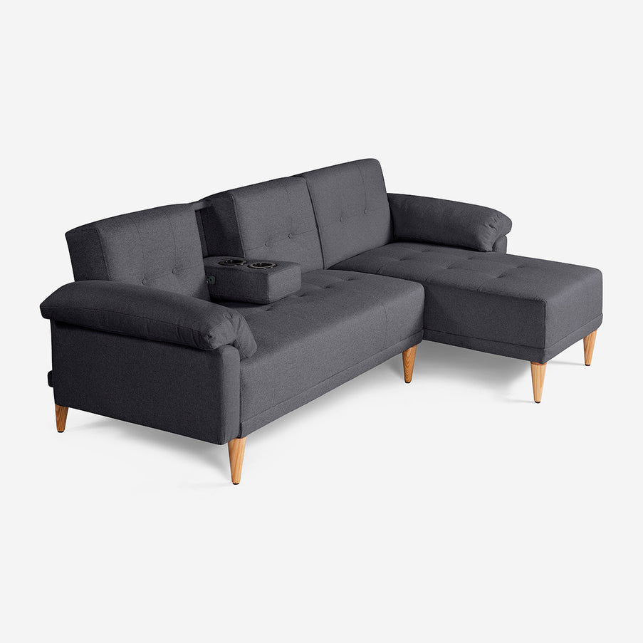 Sala Modular Chica Dassia Gris Oxford