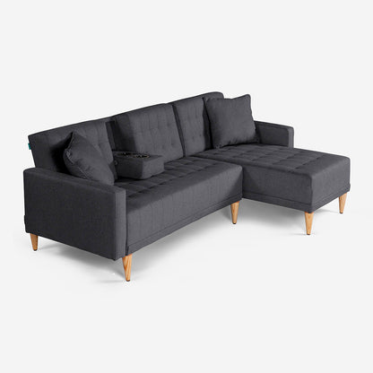 Sala Modular Chica Kendall Gris Oxford