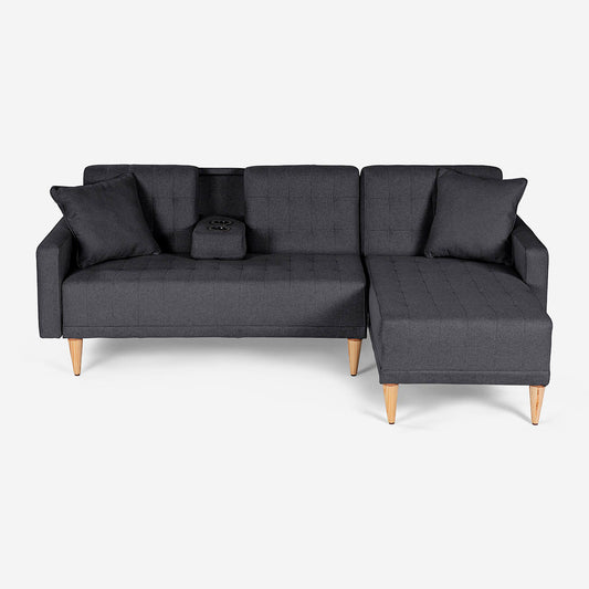 Sala Modular Chica Kendall Gris Oxford