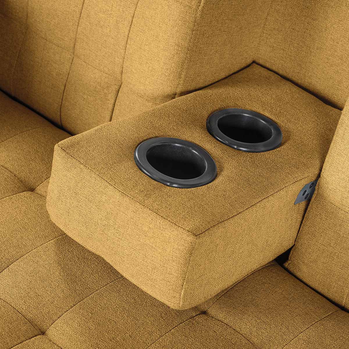 Sala Modular Chica Carlton Mostaza