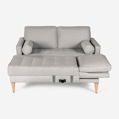 Sala Modular Chica Benedetto Color Gris Claro - Outlet