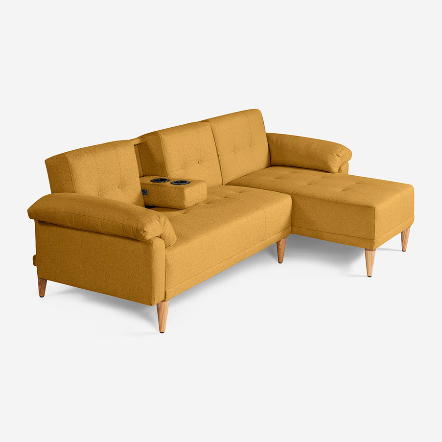Sala Modular Chica Dassia Mostaza
