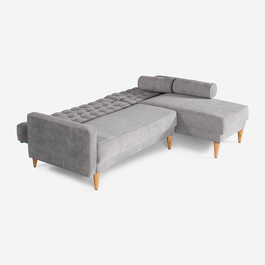 Sala Modular Chica Doménica Gris claro