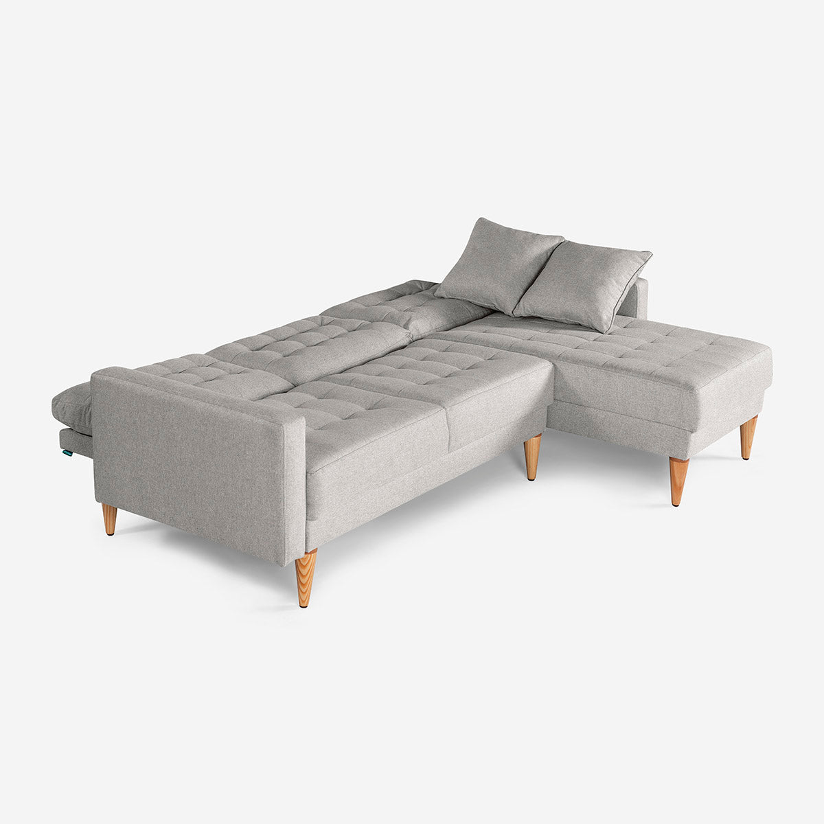 Sala Modular Chica Donato Color Gris Claro