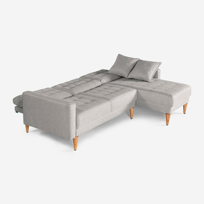 Sala Modular Chica Donato Color Gris Claro