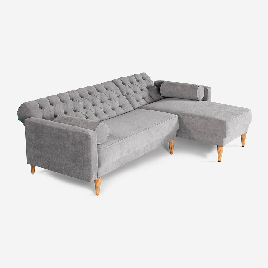 Sala Modular Chica Doménica Gris claro