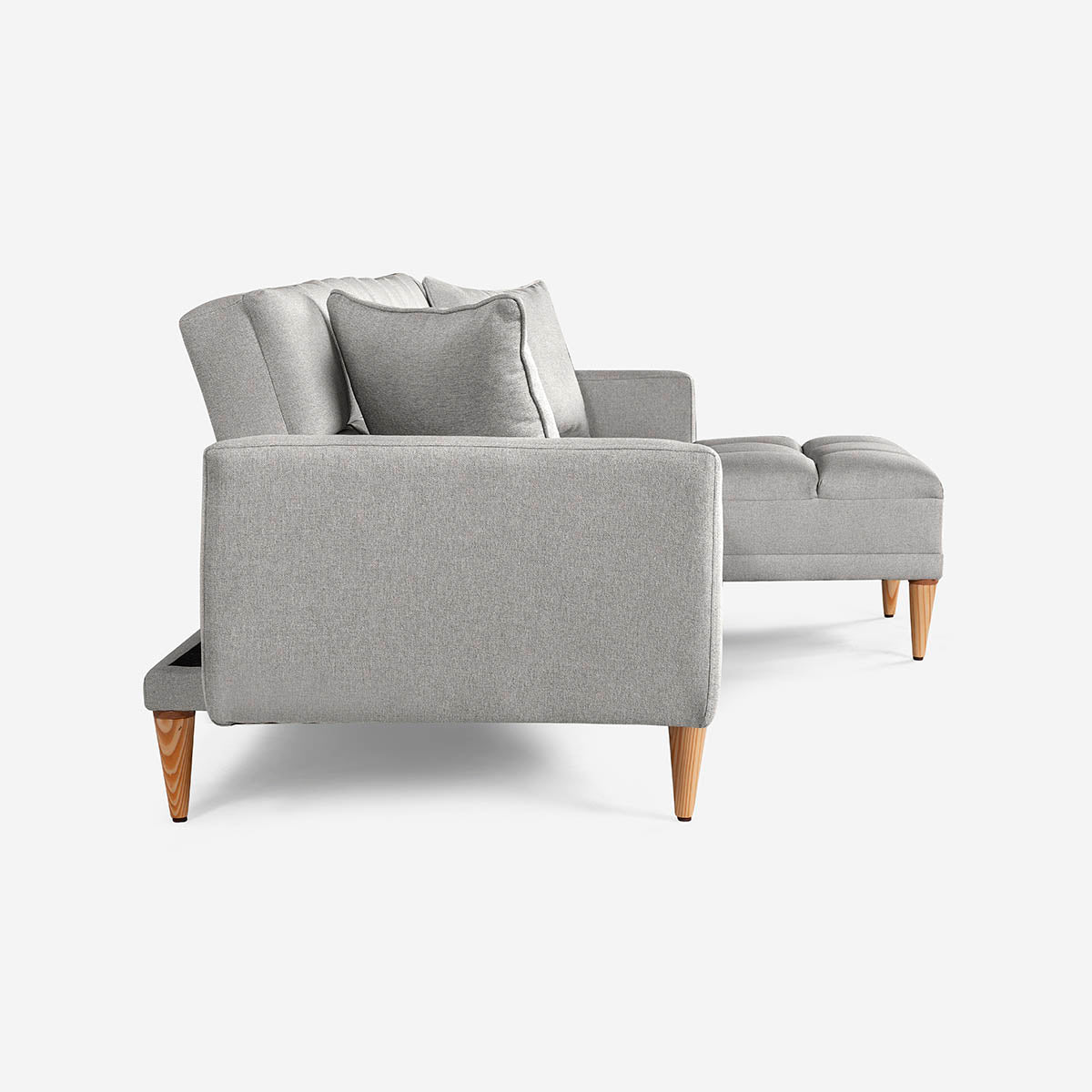 Sala Modular Chica Alpak Color Gris Claro