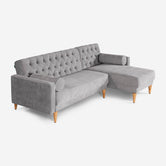 Sala Modular Chica Doménica Gris claro
