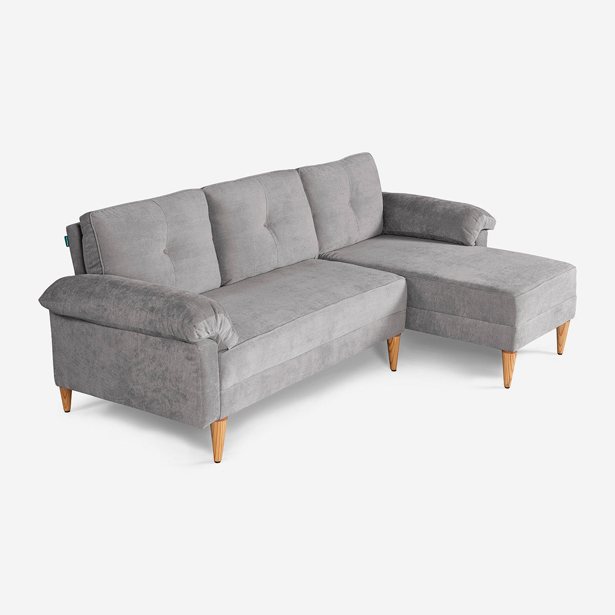 Sala Modular Chica Sergey Color Gris Claro