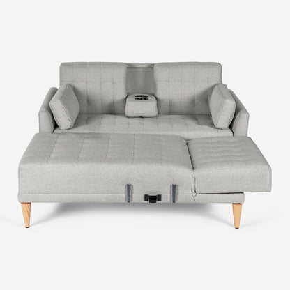 Sala Modular Chica Carlton Gris Claro