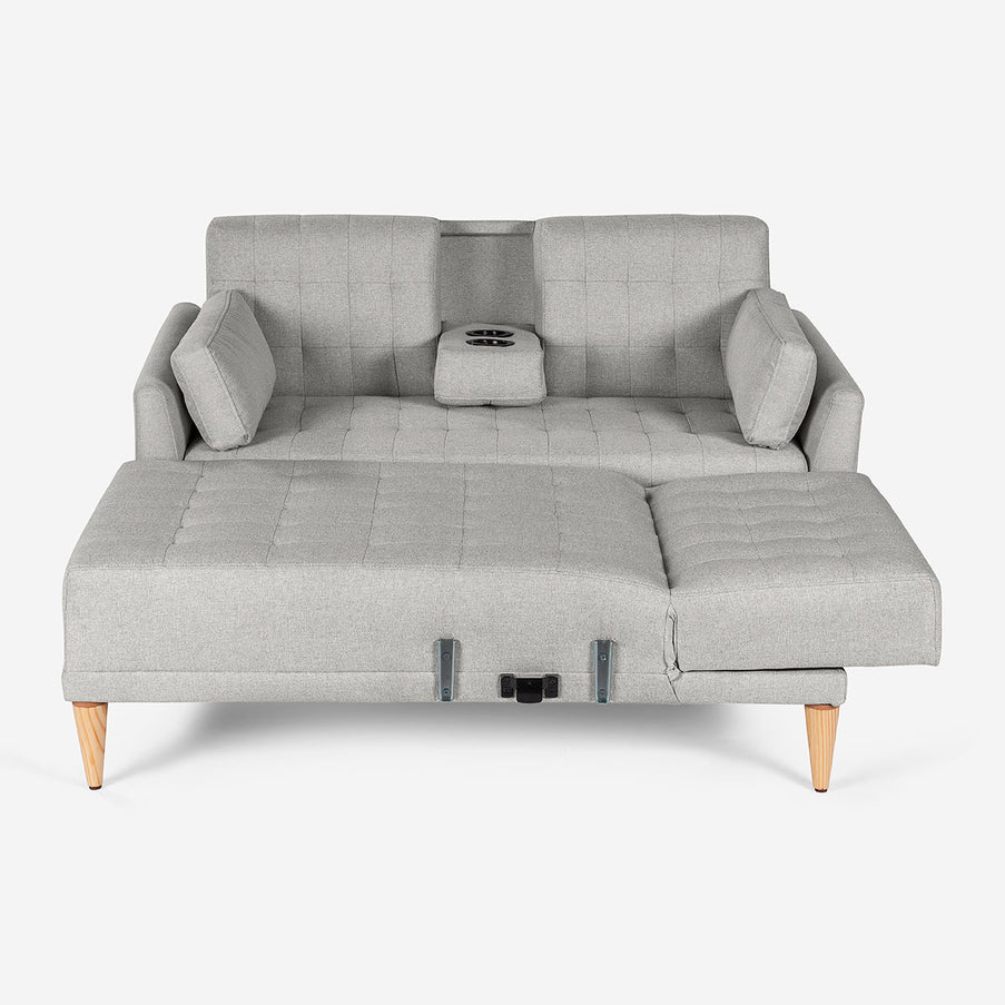 Sala Modular Chica Carlton Gris claro