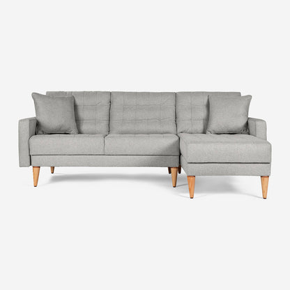Sala Modular Chica Donato Color Gris Claro