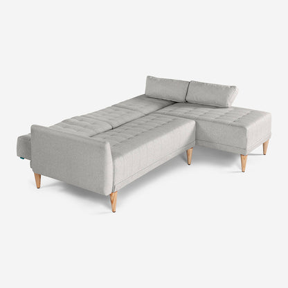 Sala Modular Chica Carlton Gris Claro