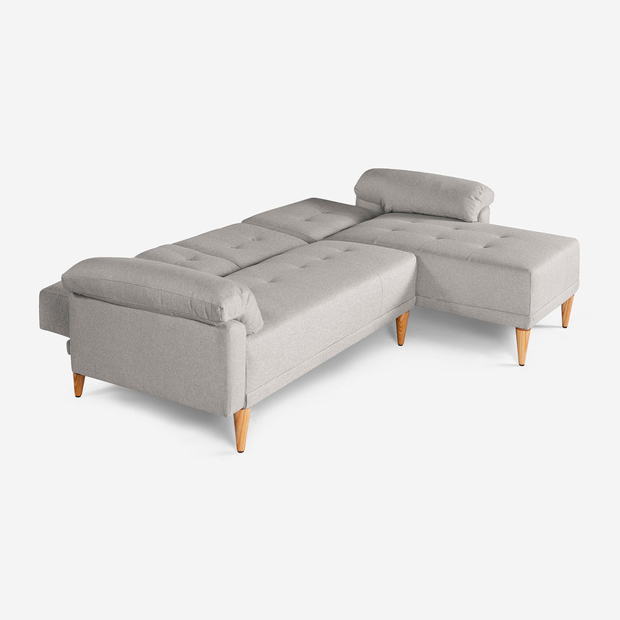 Sala Modular Chica Dassia Gris claro