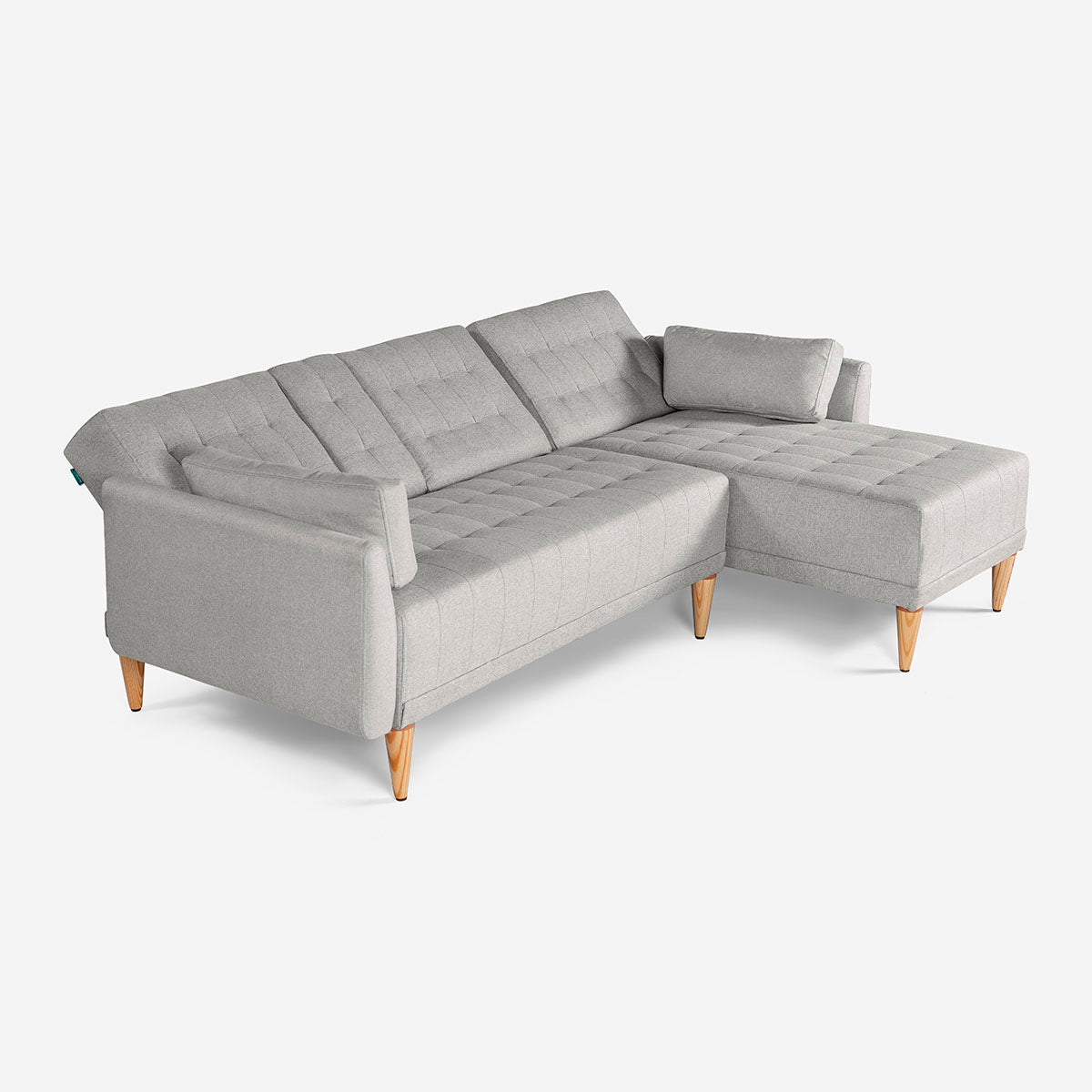 Sala Modular Chica Carlton Gris Claro