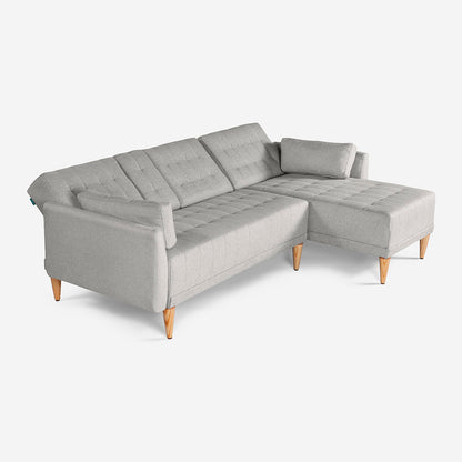 Sala Modular Chica Carlton Gris Claro