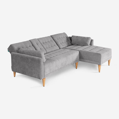 Sala Modular Chica Hassan Gris Claro