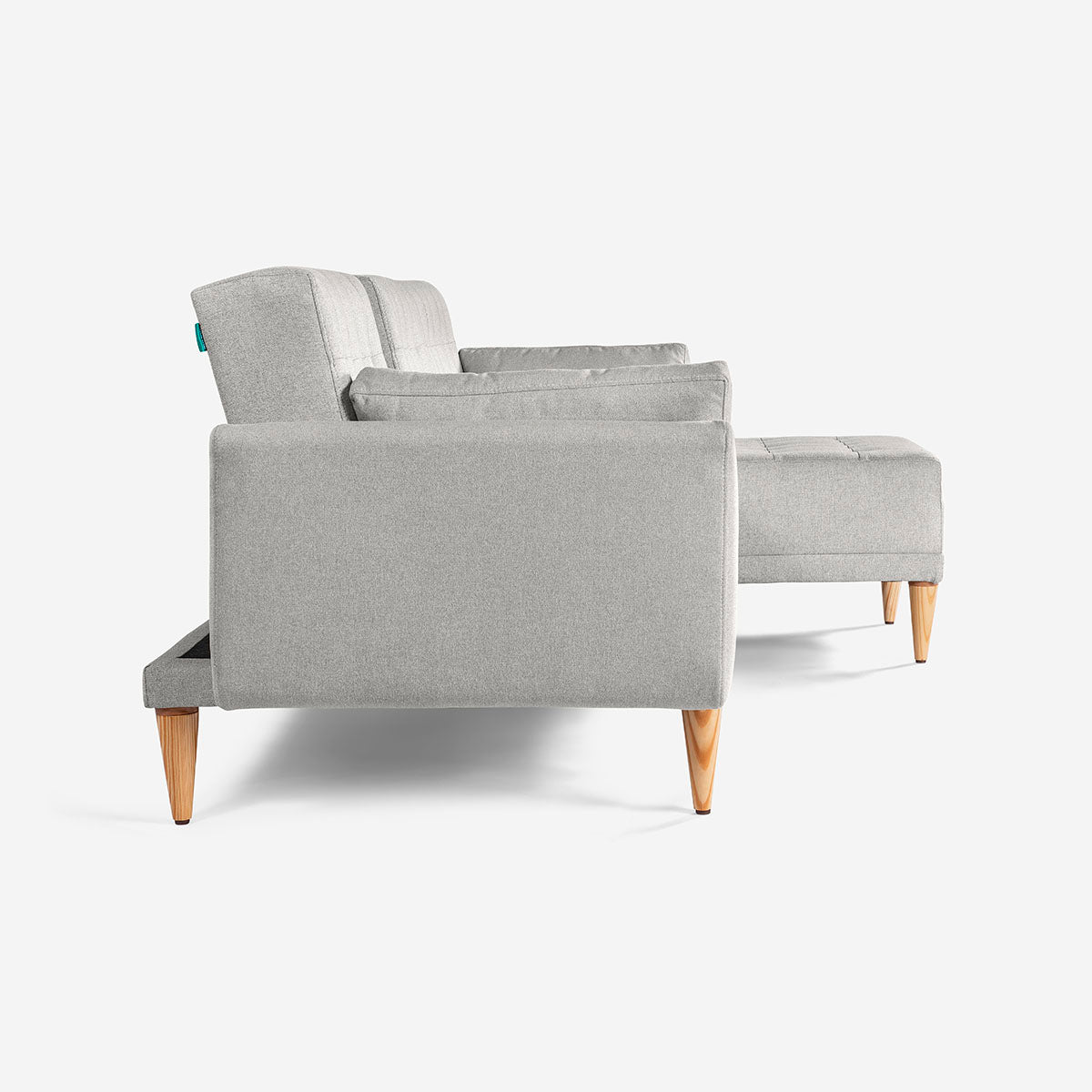 Sala Modular Chica Carlton Gris Claro